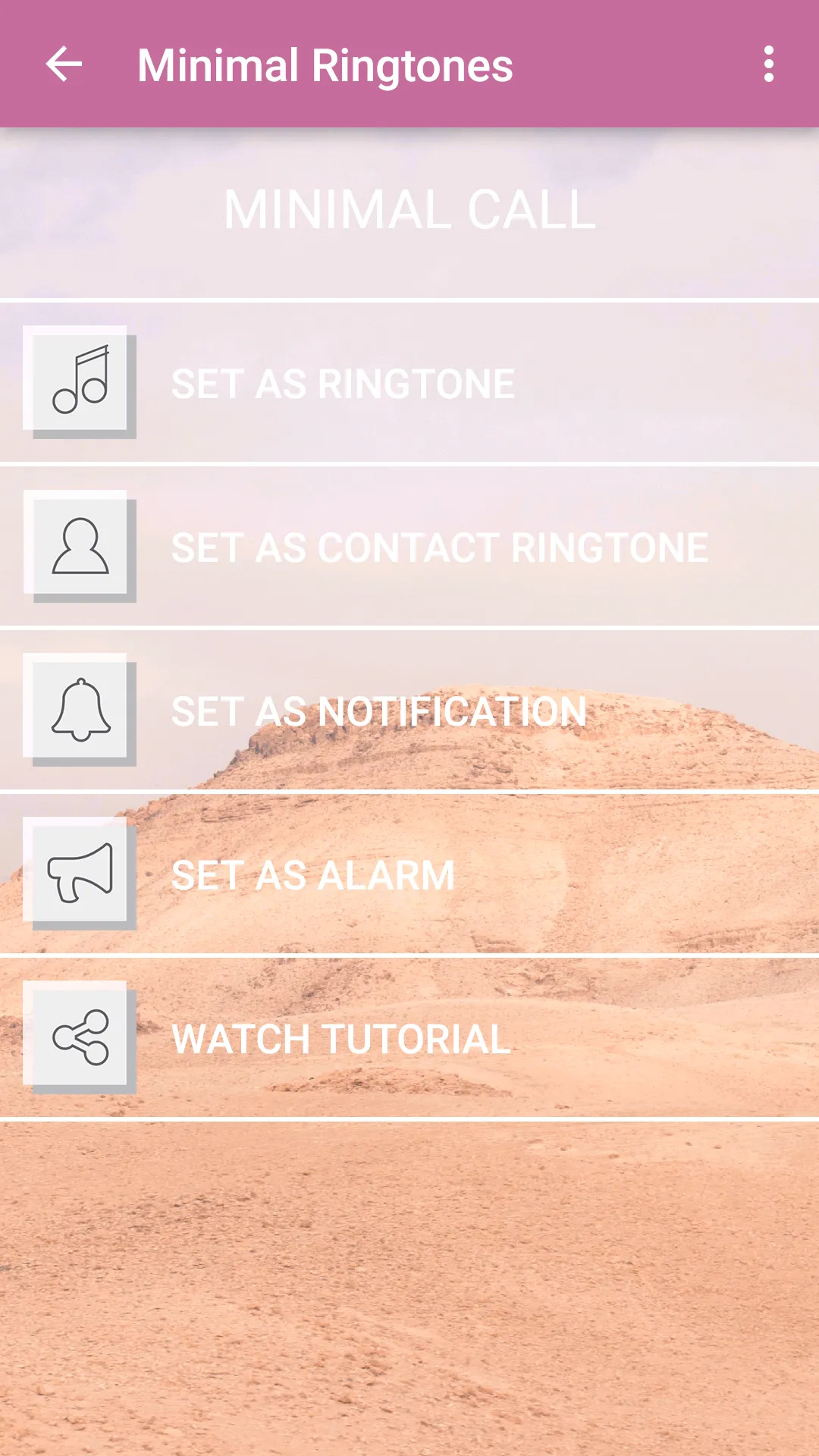 Minimal Ringtones & Sounds | Indus Appstore | Screenshot