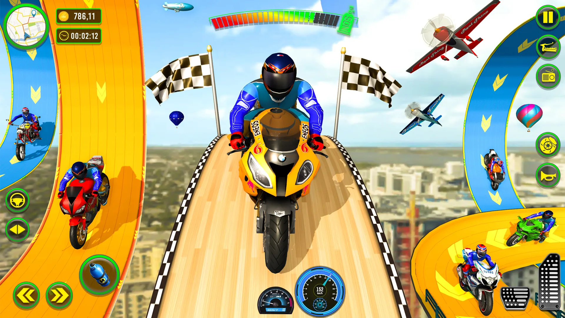 Mega Ramp Stunts Bike Games 3d | Indus Appstore | Screenshot