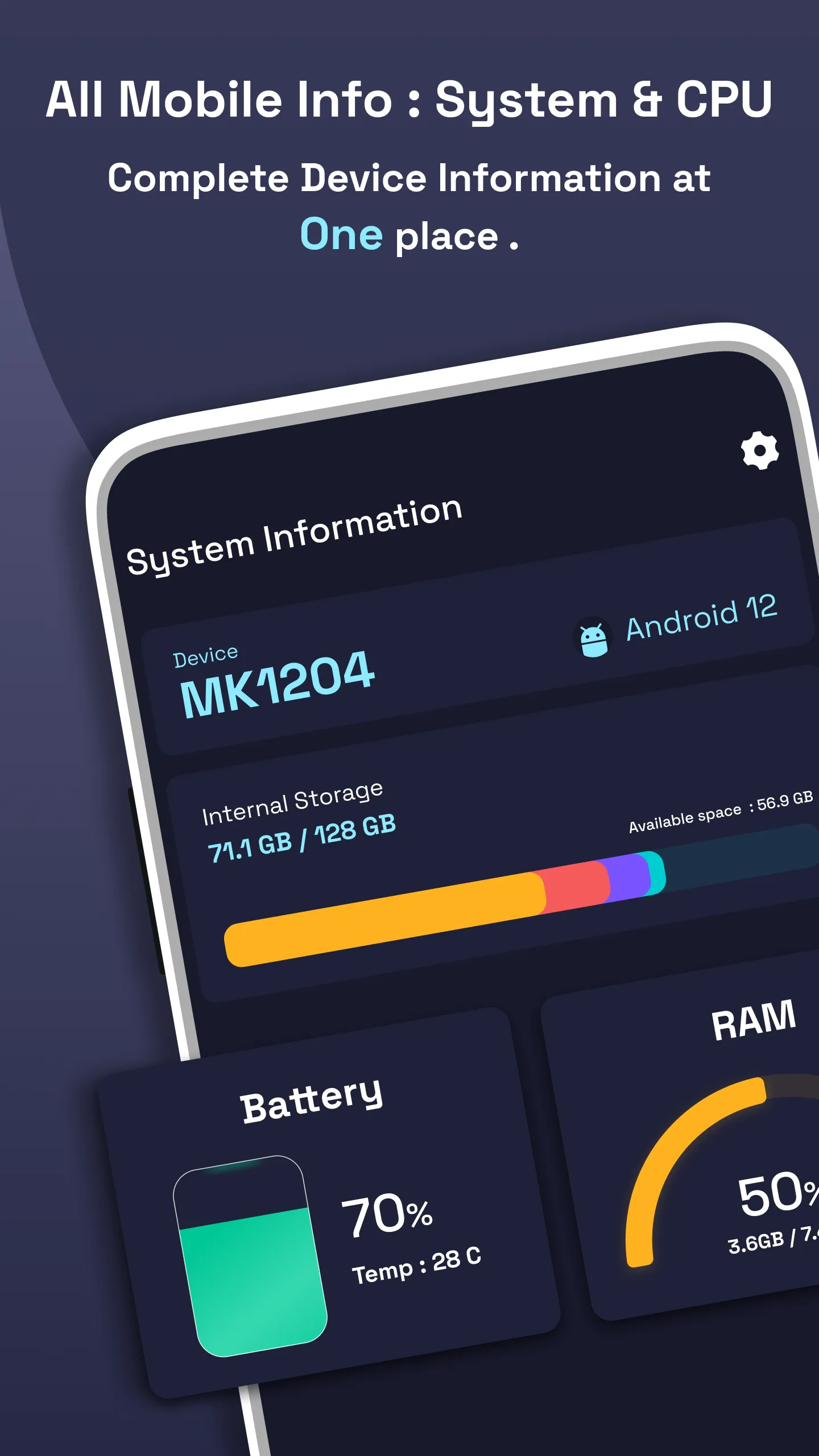 Device Info & Test: System CPU | Indus Appstore | Screenshot