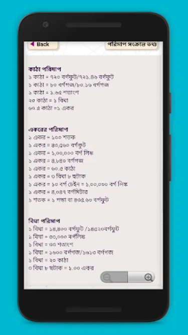 ভূমি পরিমাপ ক্যালকুলেটর~ জমির  | Indus Appstore | Screenshot