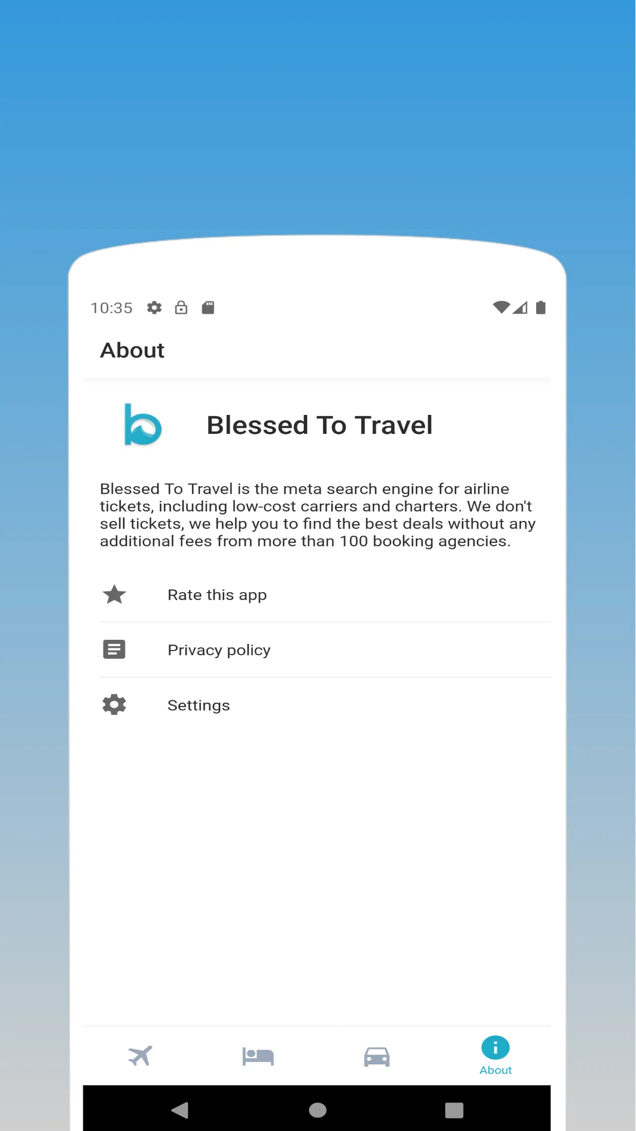 BTT: Hotels, Flights, and Cars | Indus Appstore | Screenshot