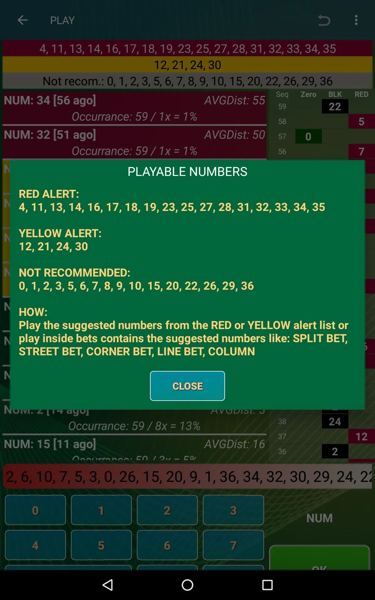 Roulette Inside Number Counter | Indus Appstore | Screenshot