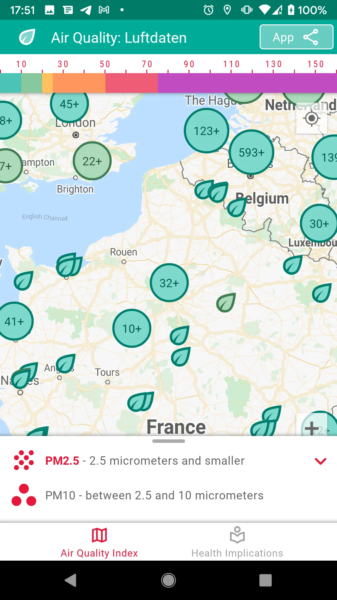 Luftdaten: Air Quality | Indus Appstore | Screenshot