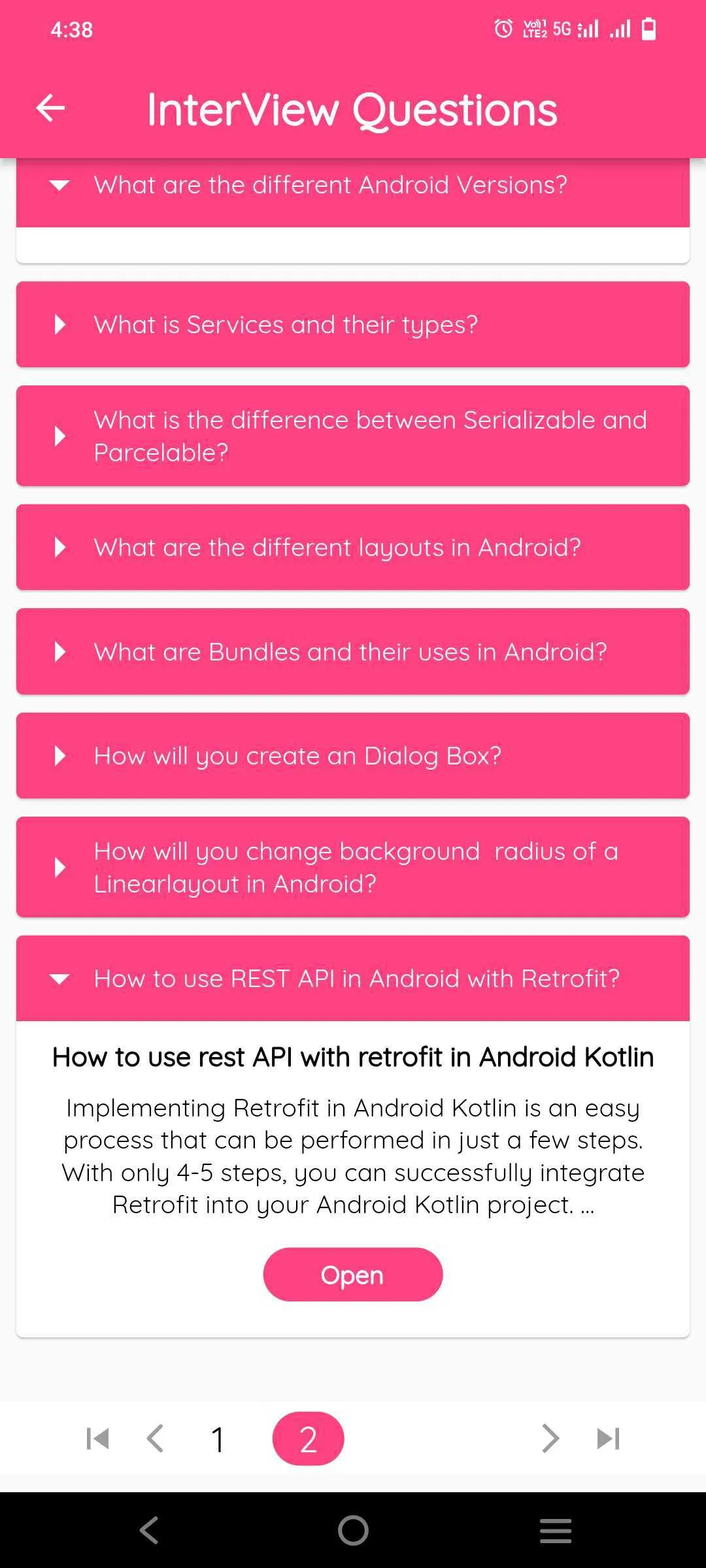 Android Quiz | Indus Appstore | Screenshot