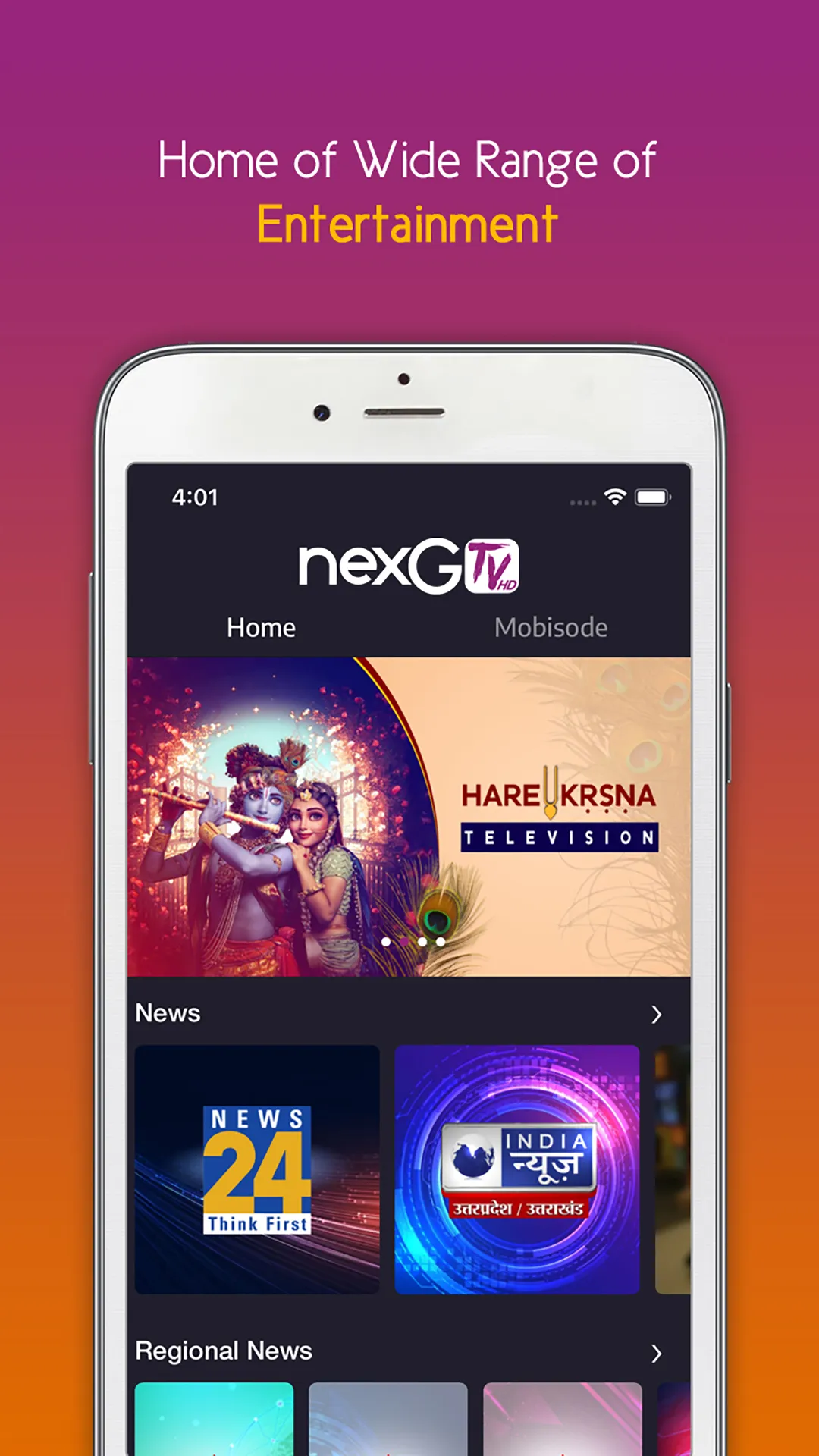 nexGTv HD | Indus Appstore | Screenshot