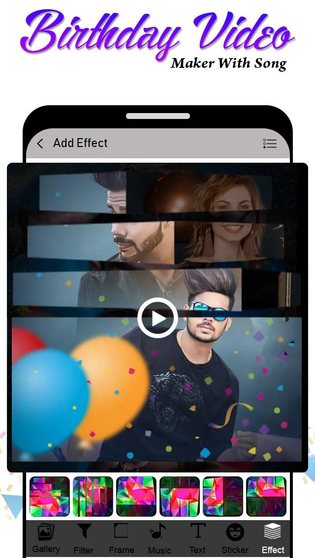 Birthday Video Maker with Song | Indus Appstore | Screenshot