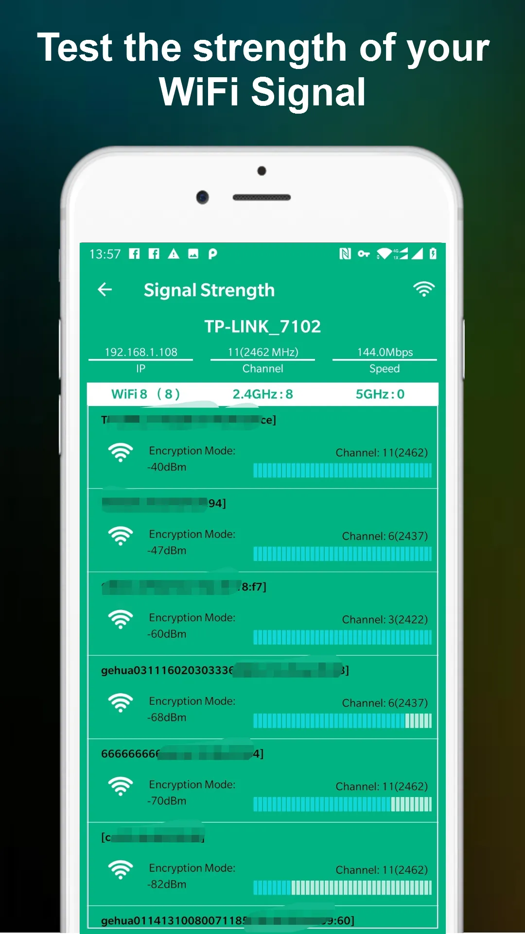 WiFi Signal Strength Meter | Indus Appstore | Screenshot