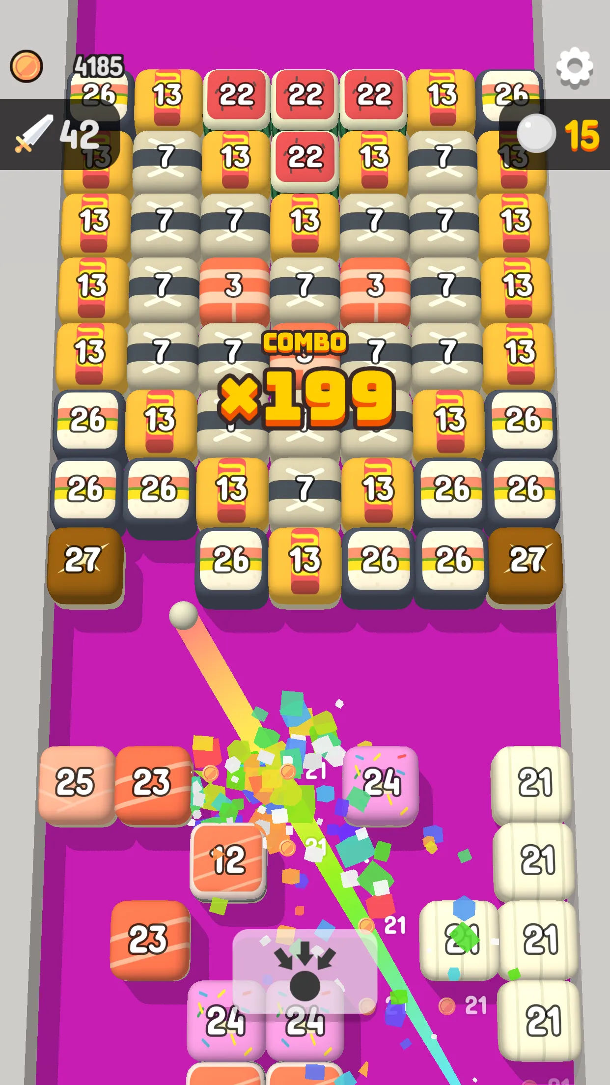 Sushi Brick Breaker | Indus Appstore | Screenshot