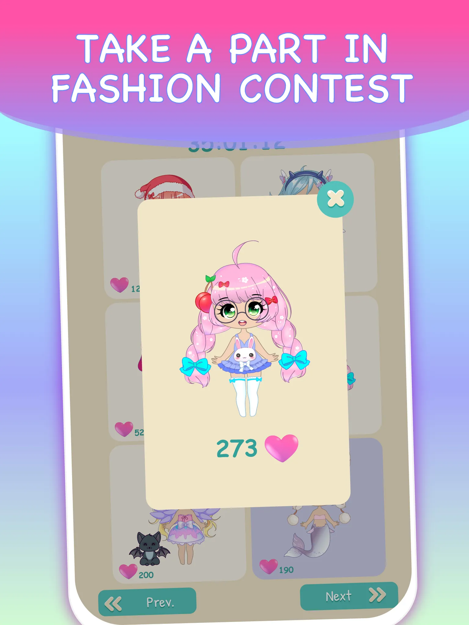 Chibi Dress Up Games for Girls | Indus Appstore | Screenshot