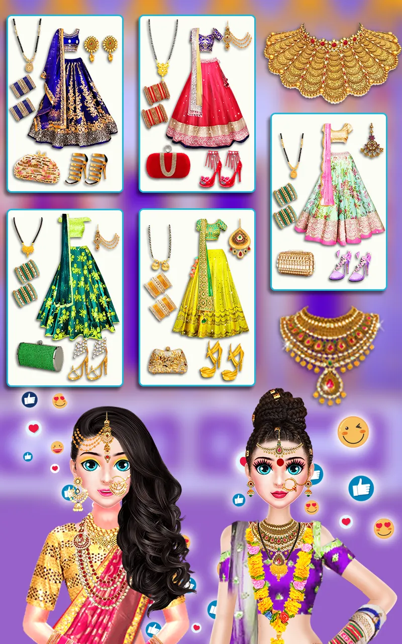 Indian Bride Makeup Dress Game | Indus Appstore | Screenshot