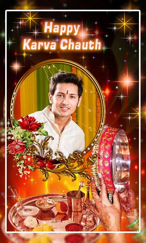 Karwa Chauth Photo Frame | Indus Appstore | Screenshot