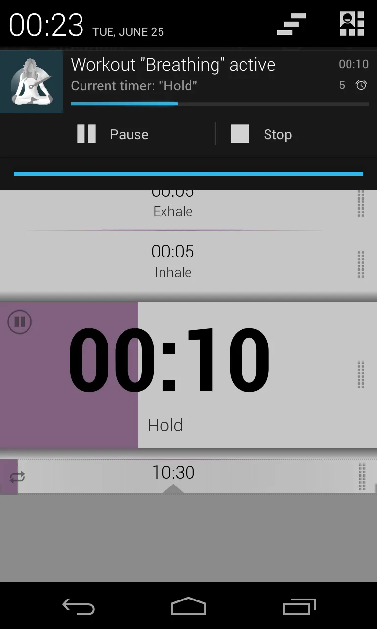 Yoga Timer | Indus Appstore | Screenshot