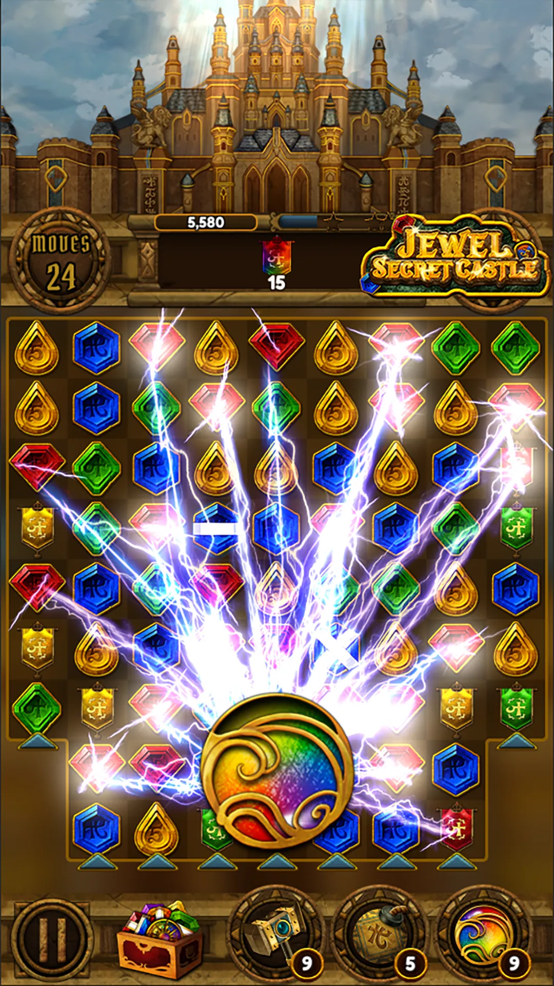 Jewel Secret Castle: Match 3 | Indus Appstore | Screenshot