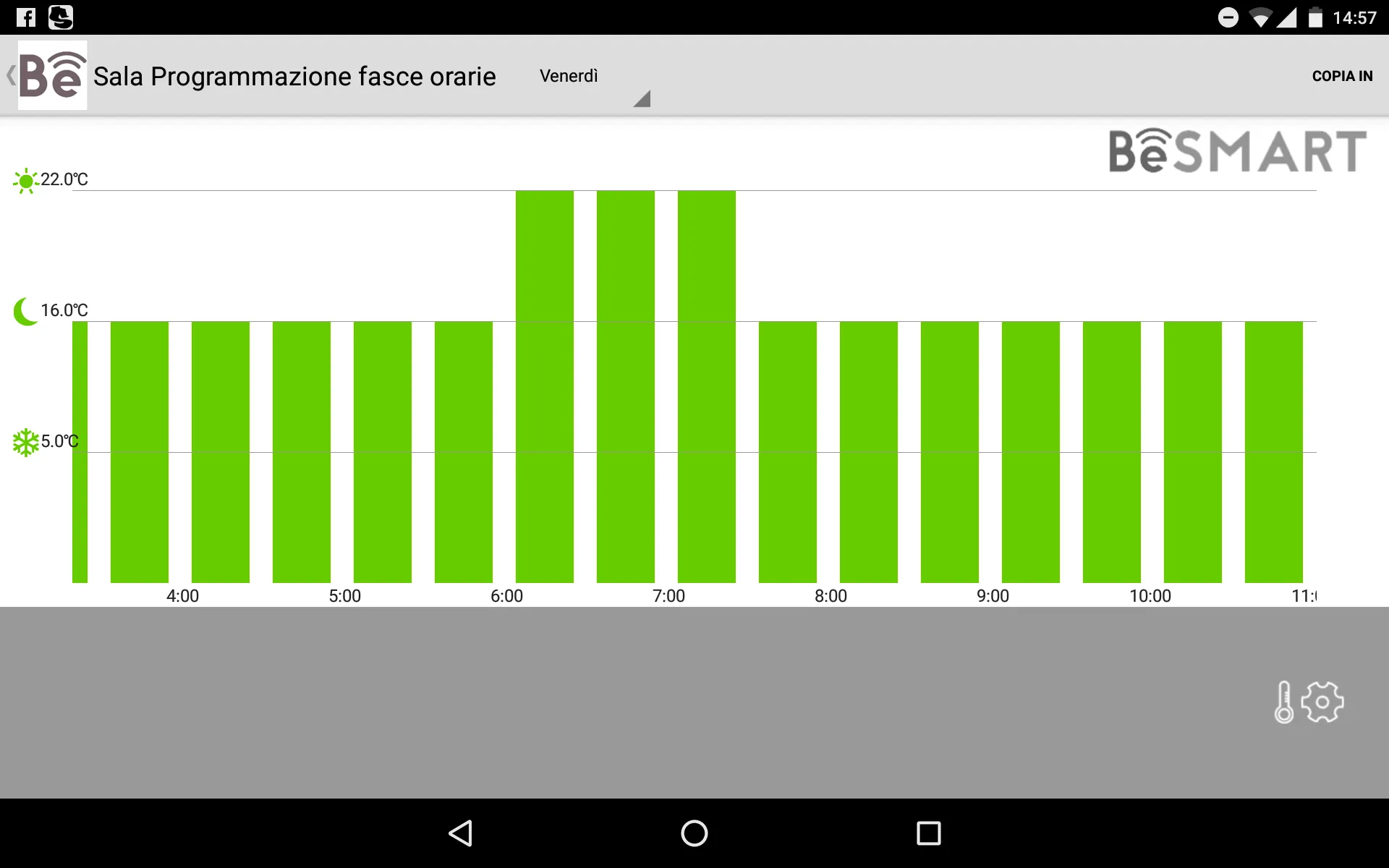 BeSMART Thermostat | Indus Appstore | Screenshot