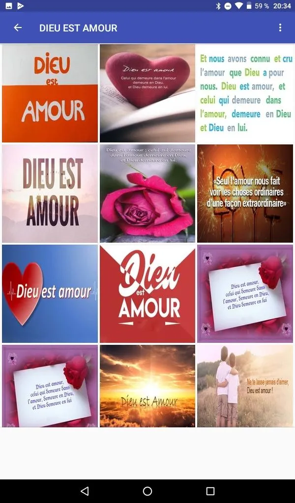 DIEU EST AMOUR | Indus Appstore | Screenshot