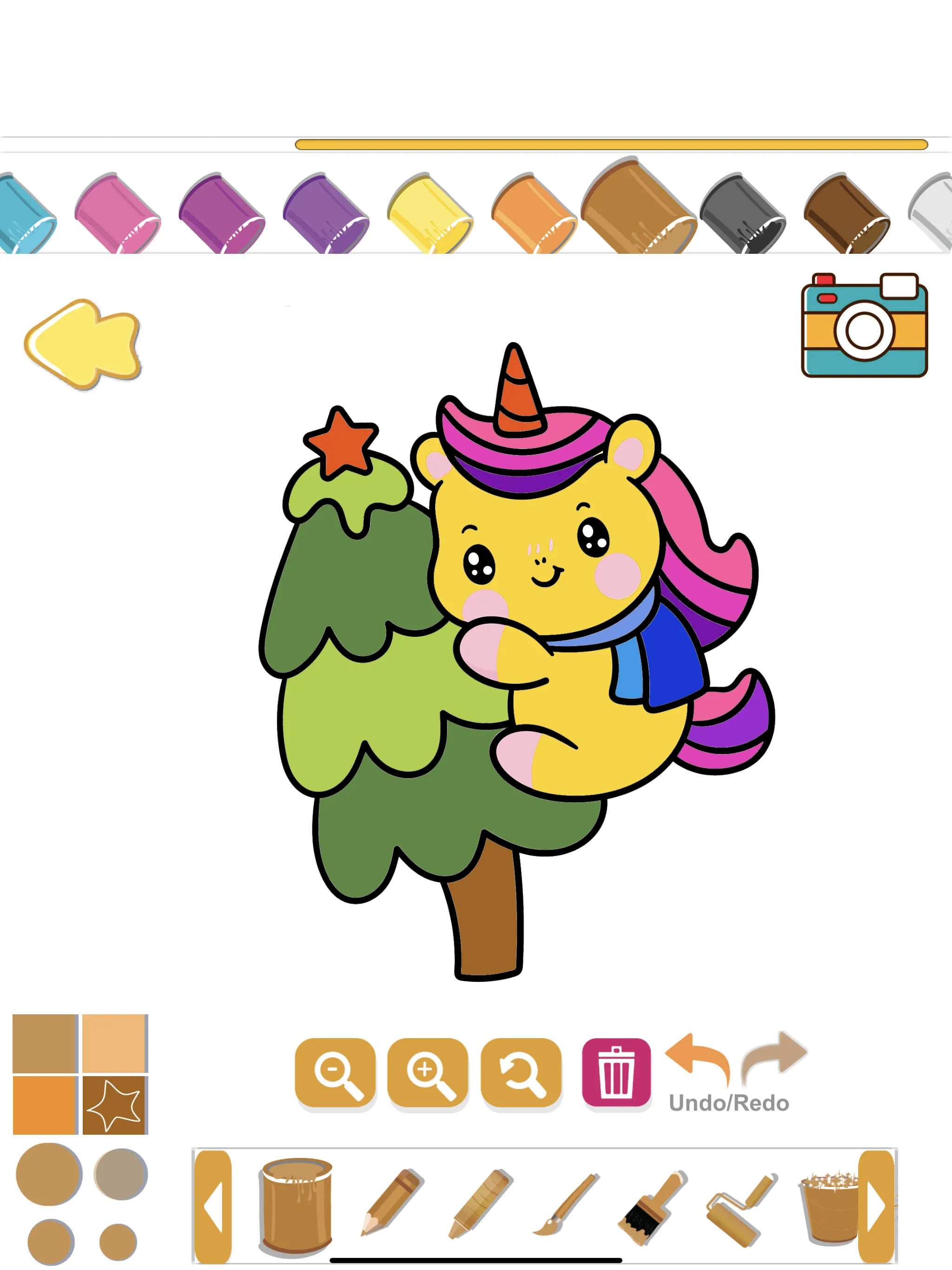 Kawaii Unicorn: Coloring World | Indus Appstore | Screenshot