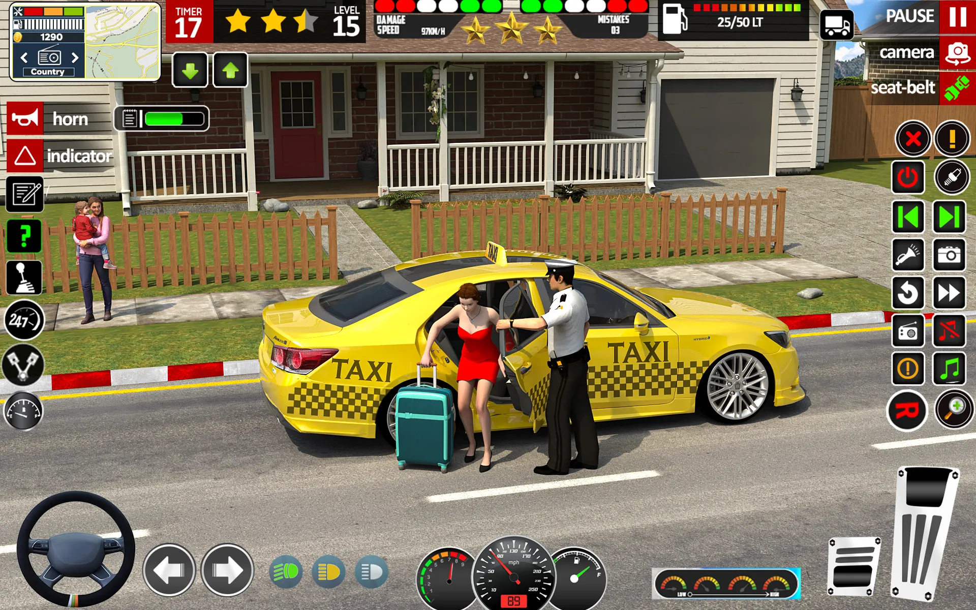 Car Driving Taxi Simulator | Indus Appstore | Screenshot