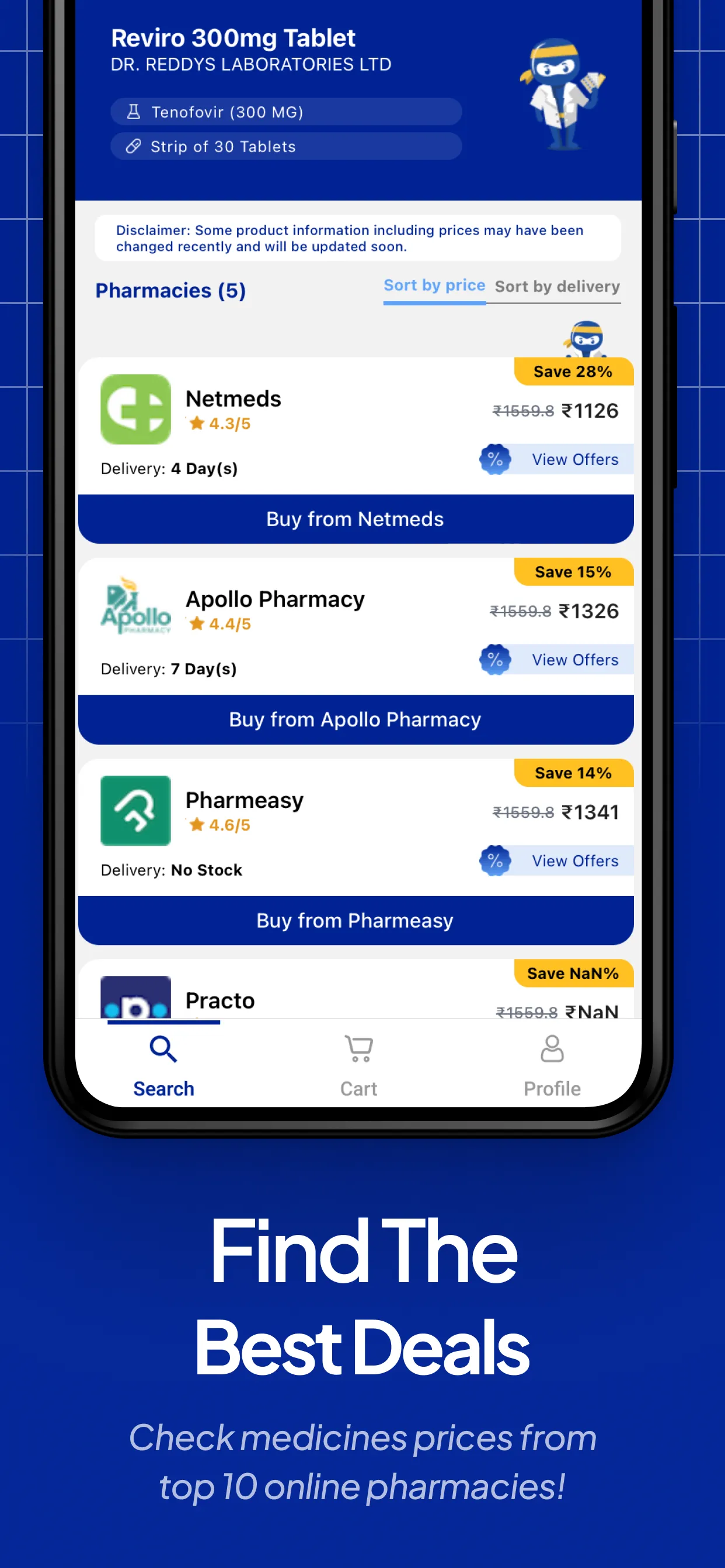 DavaNinja - Medicine Delivery | Indus Appstore | Screenshot