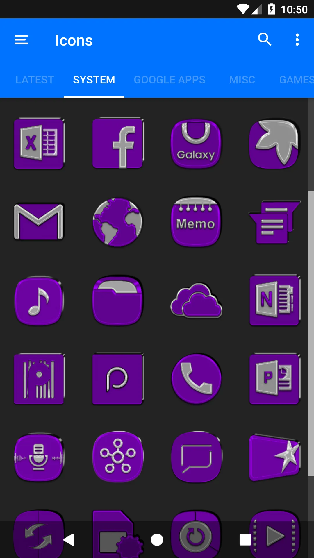 Purple Icon Pack | Indus Appstore | Screenshot