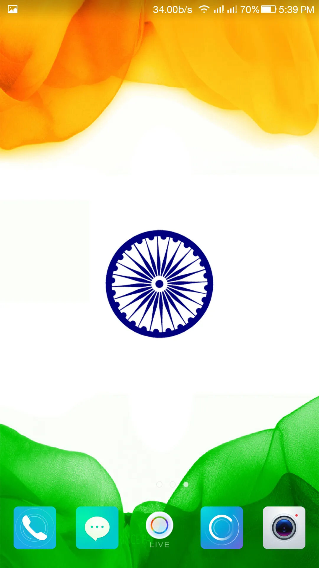 Indian Flag Live Wallpaper -Ha | Indus Appstore | Screenshot