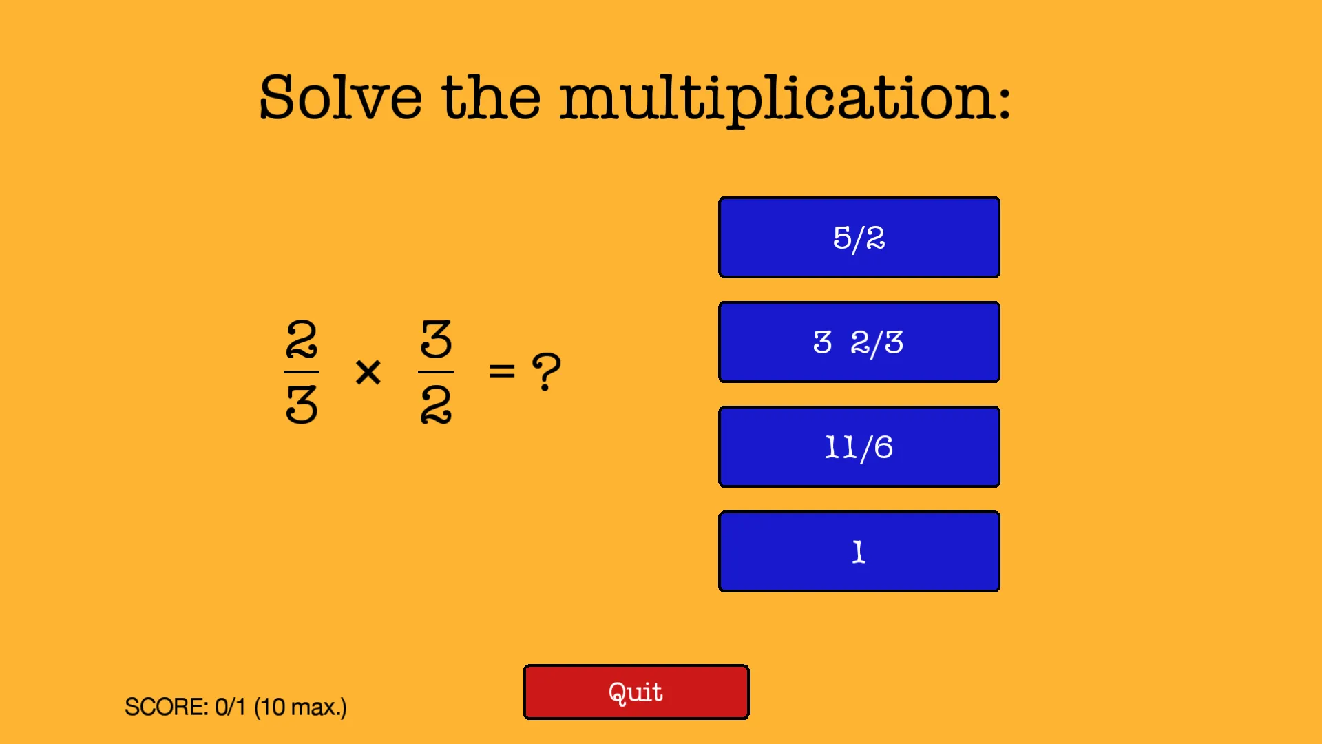 Fractions To Go | Indus Appstore | Screenshot