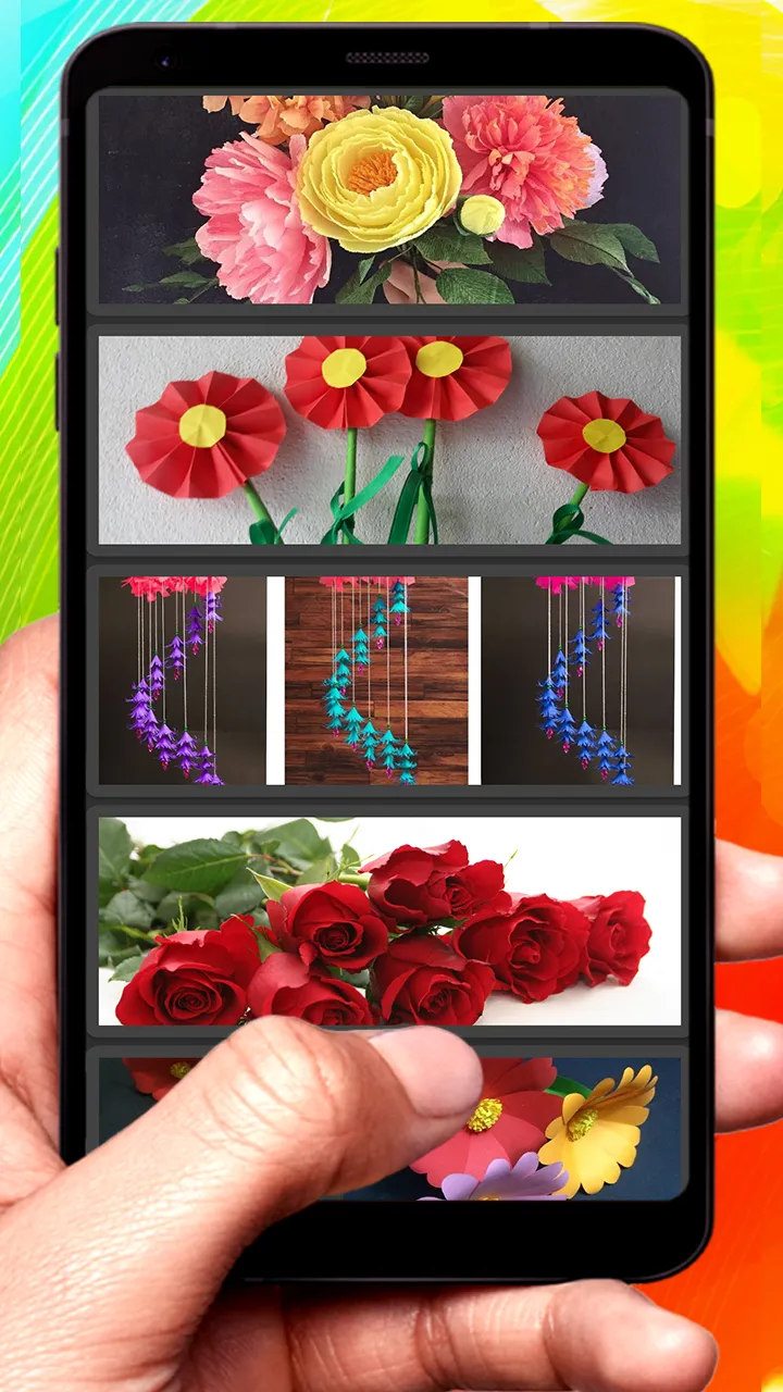 DIY Paper Flowers Idea | Indus Appstore | Screenshot