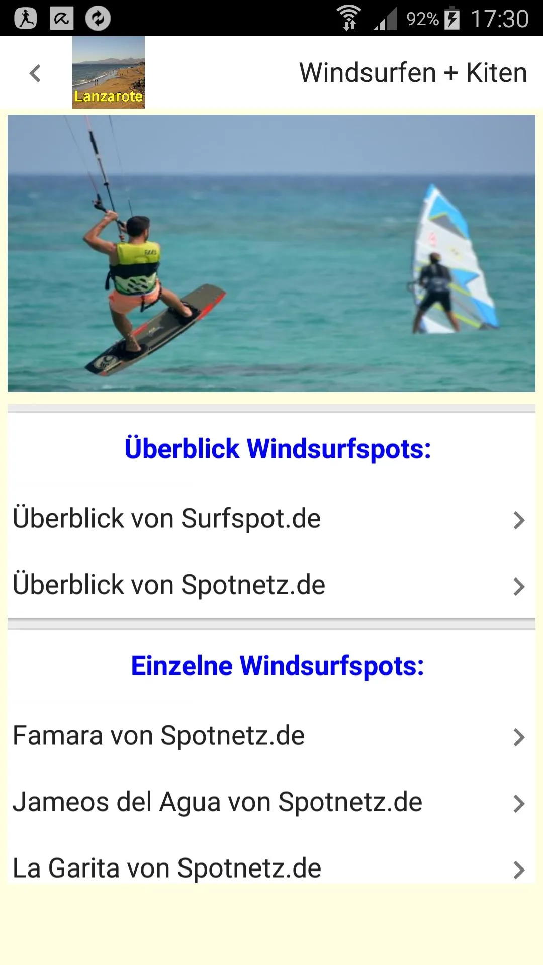 Lanzarote App für den Urlaub | Indus Appstore | Screenshot