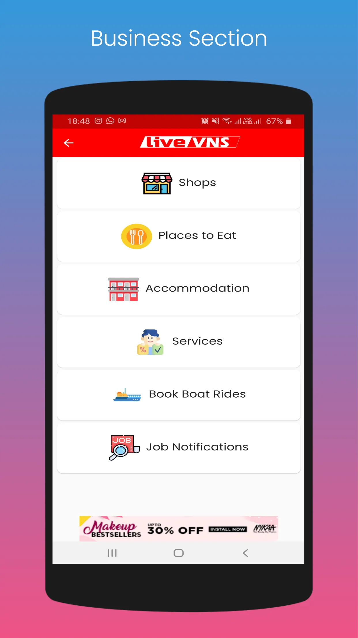 Live VNS - Varanasi News | Indus Appstore | Screenshot