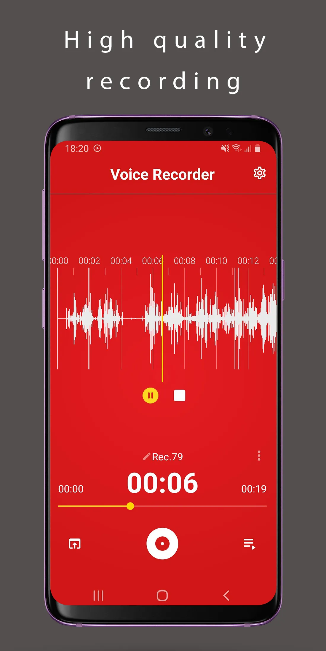 Voice Recorder | Indus Appstore | Screenshot