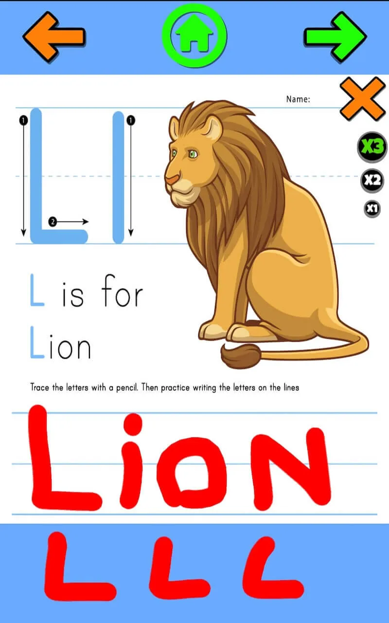 Letter Tracing For Kids | Indus Appstore | Screenshot