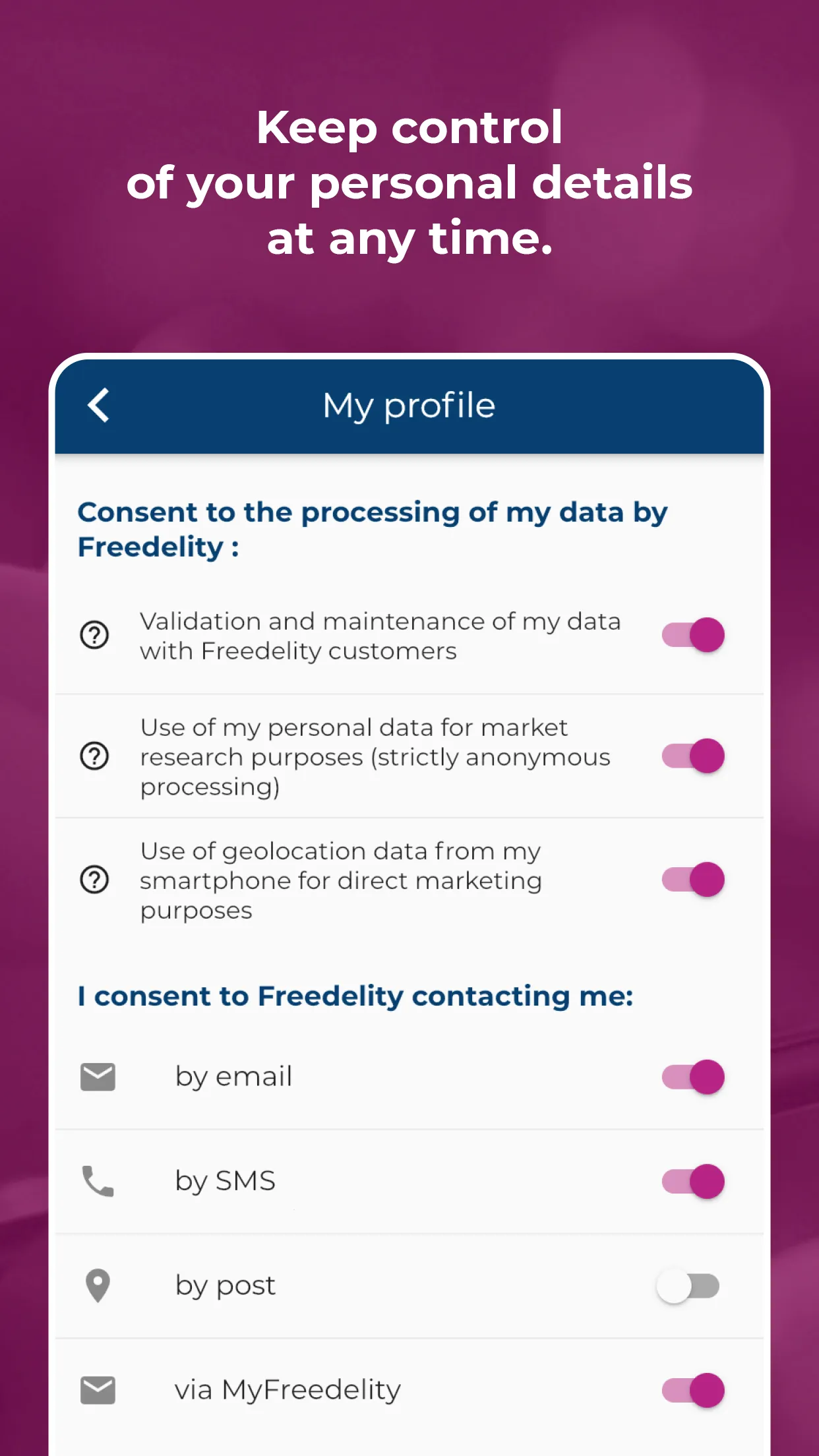 MyFreedelity | Indus Appstore | Screenshot