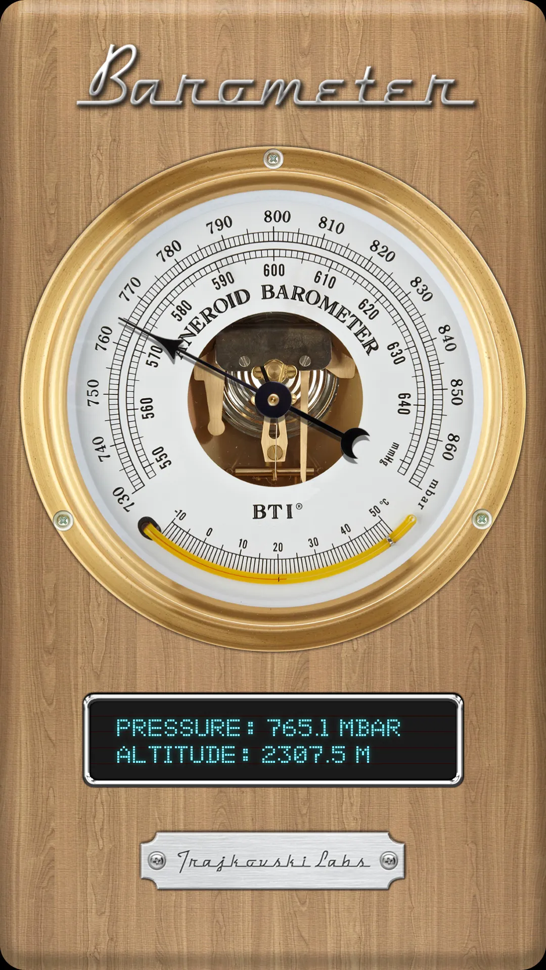 Barometer - Air Pressure | Indus Appstore | Screenshot