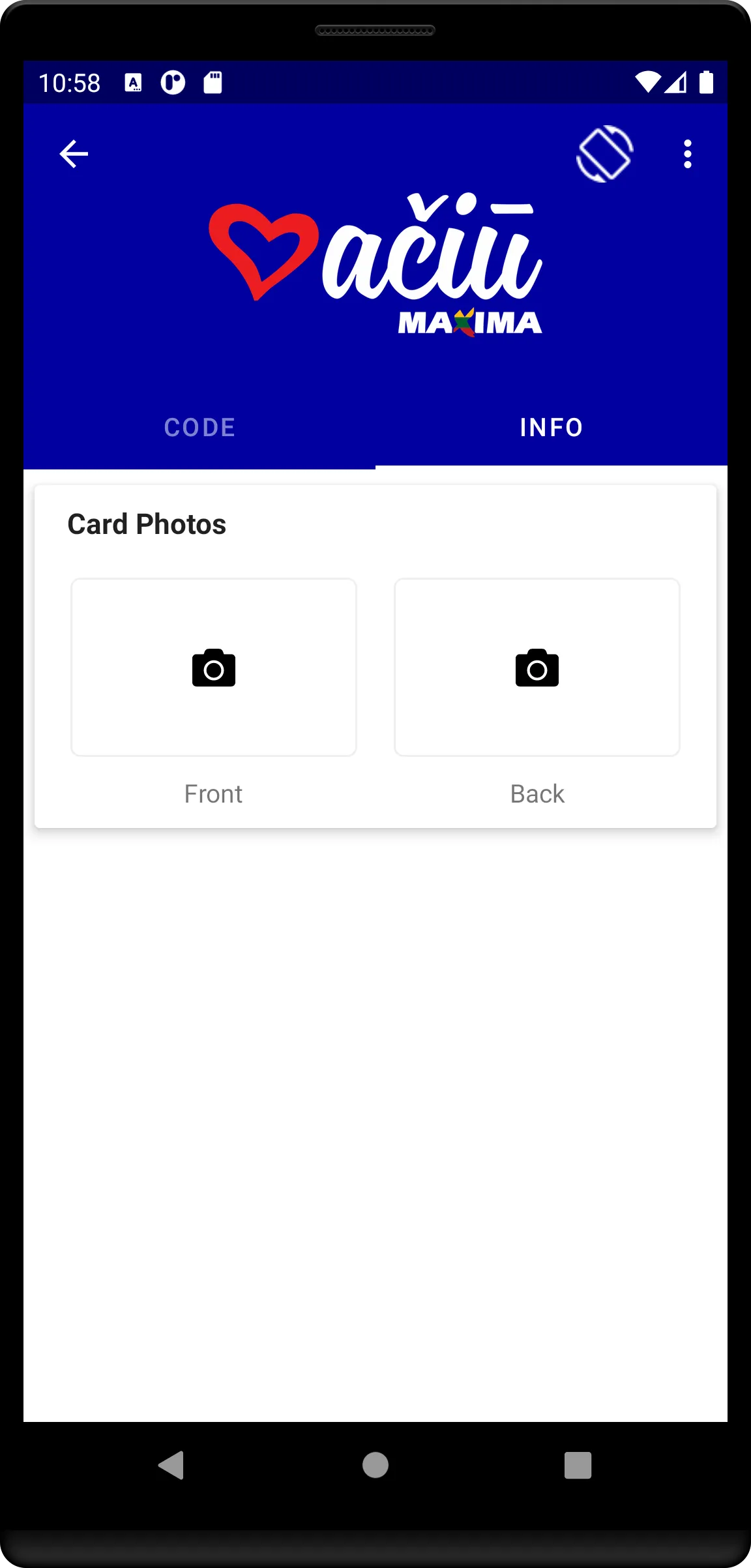 Loyalty cards | Indus Appstore | Screenshot