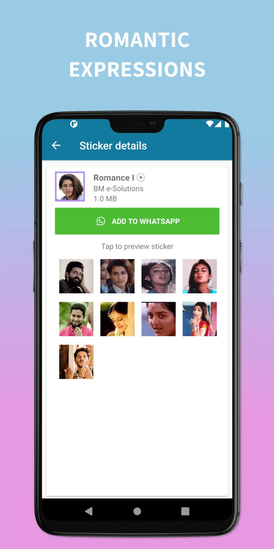 Malayalam Animated Stickers | Indus Appstore | Screenshot