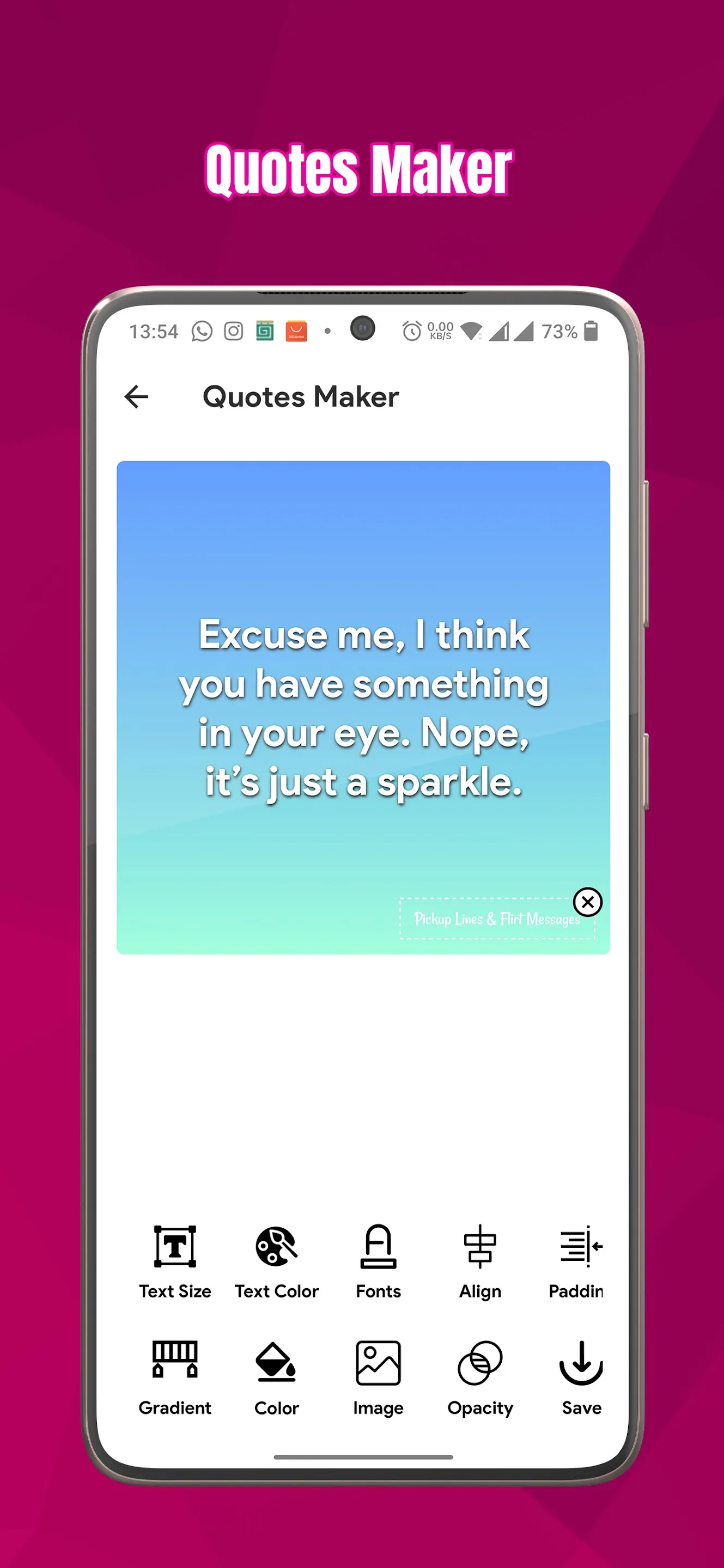 Pickup Lines - Flirt Messages | Indus Appstore | Screenshot