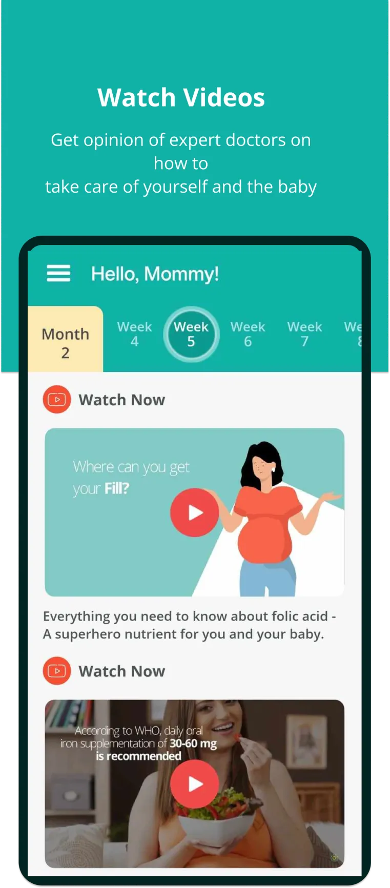 Pregnancy and Baby Tracker | Indus Appstore | Screenshot