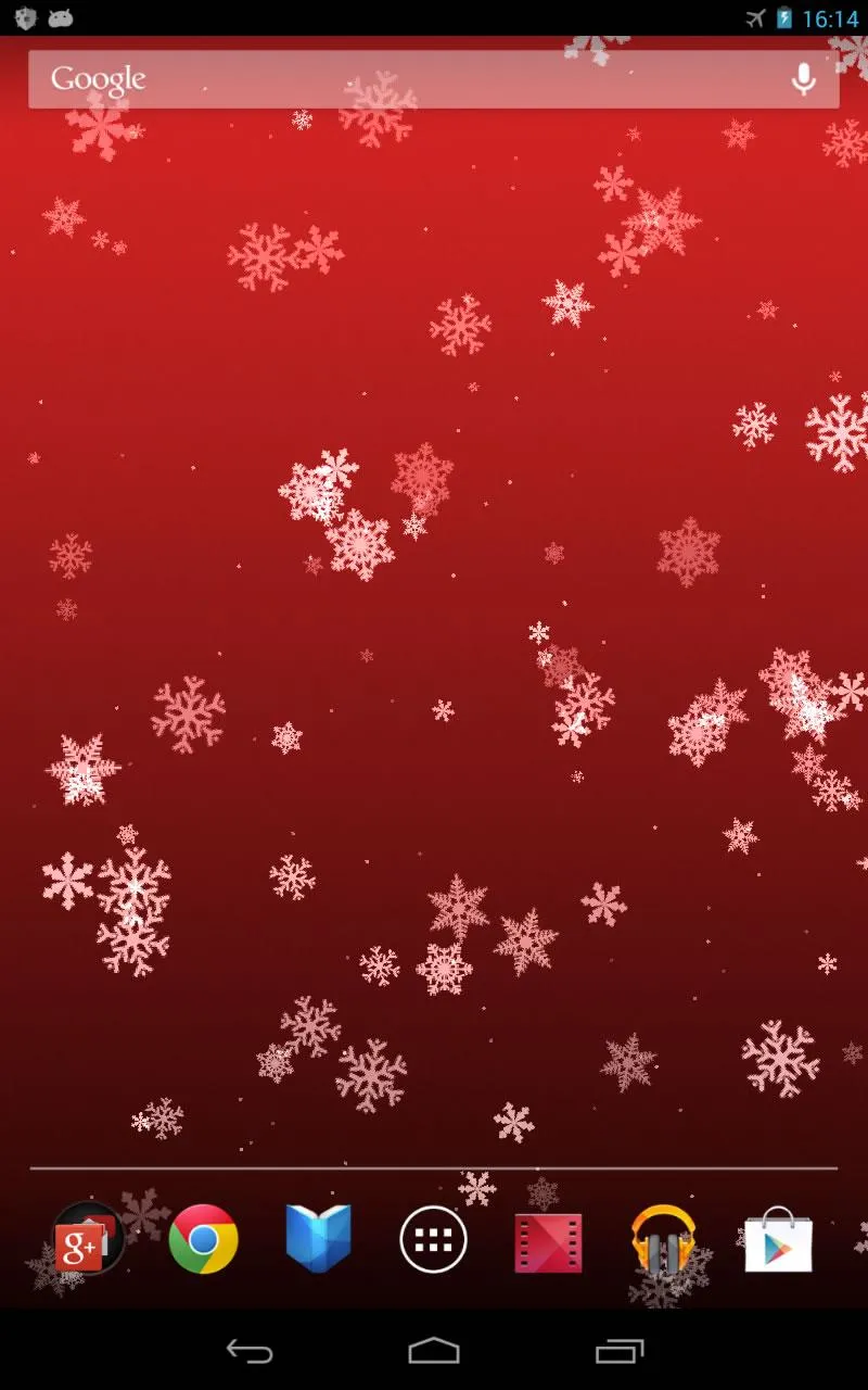 Snowflake Live Wallpaper | Indus Appstore | Screenshot