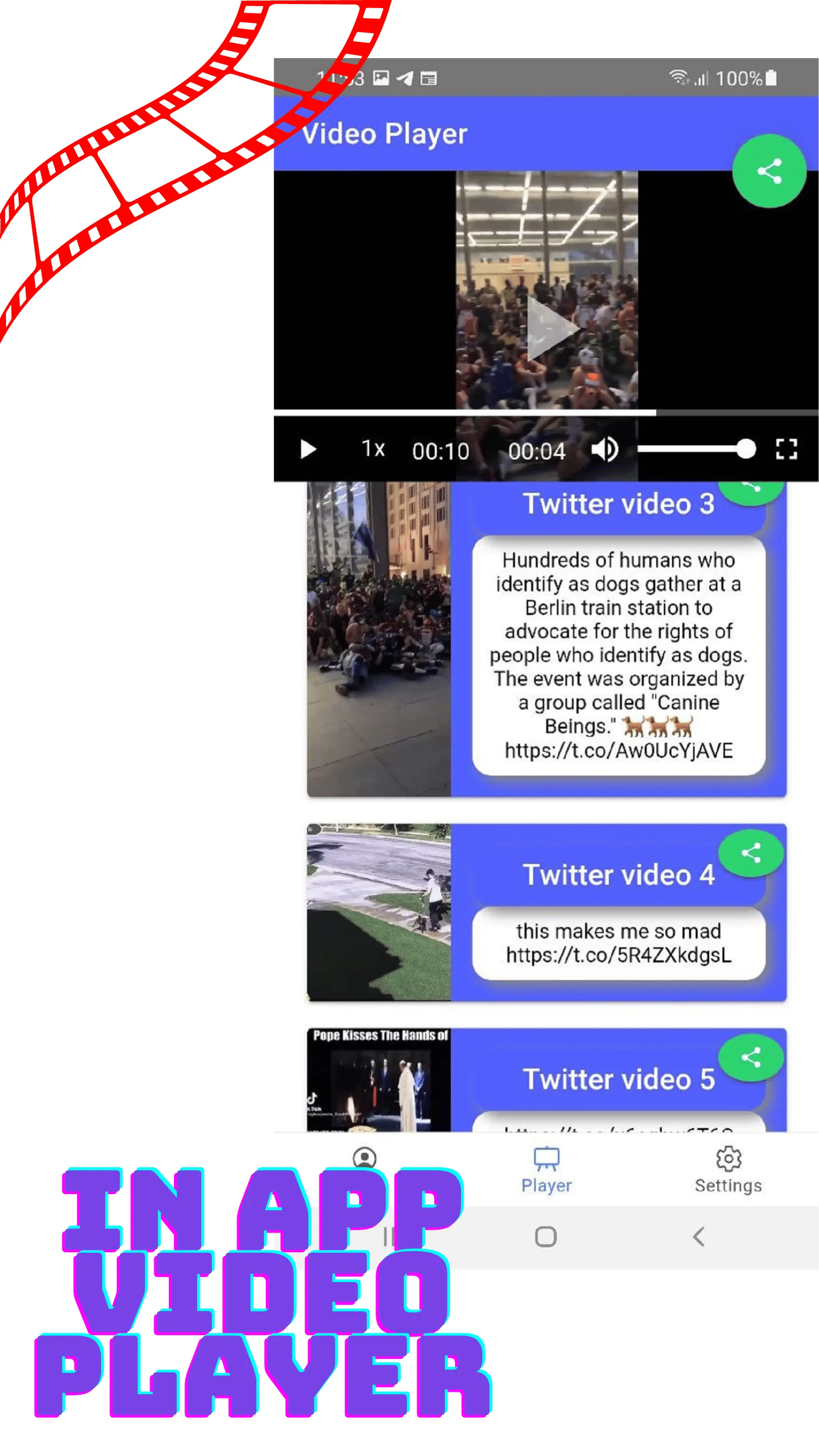 Video Downloader Twitter X | Indus Appstore | Screenshot