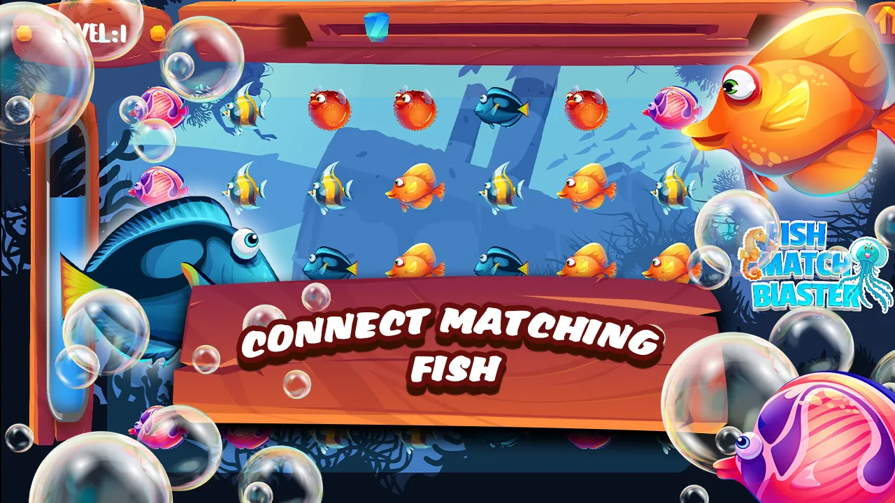 Fish Match Blaster Blast 3 | Indus Appstore | Screenshot