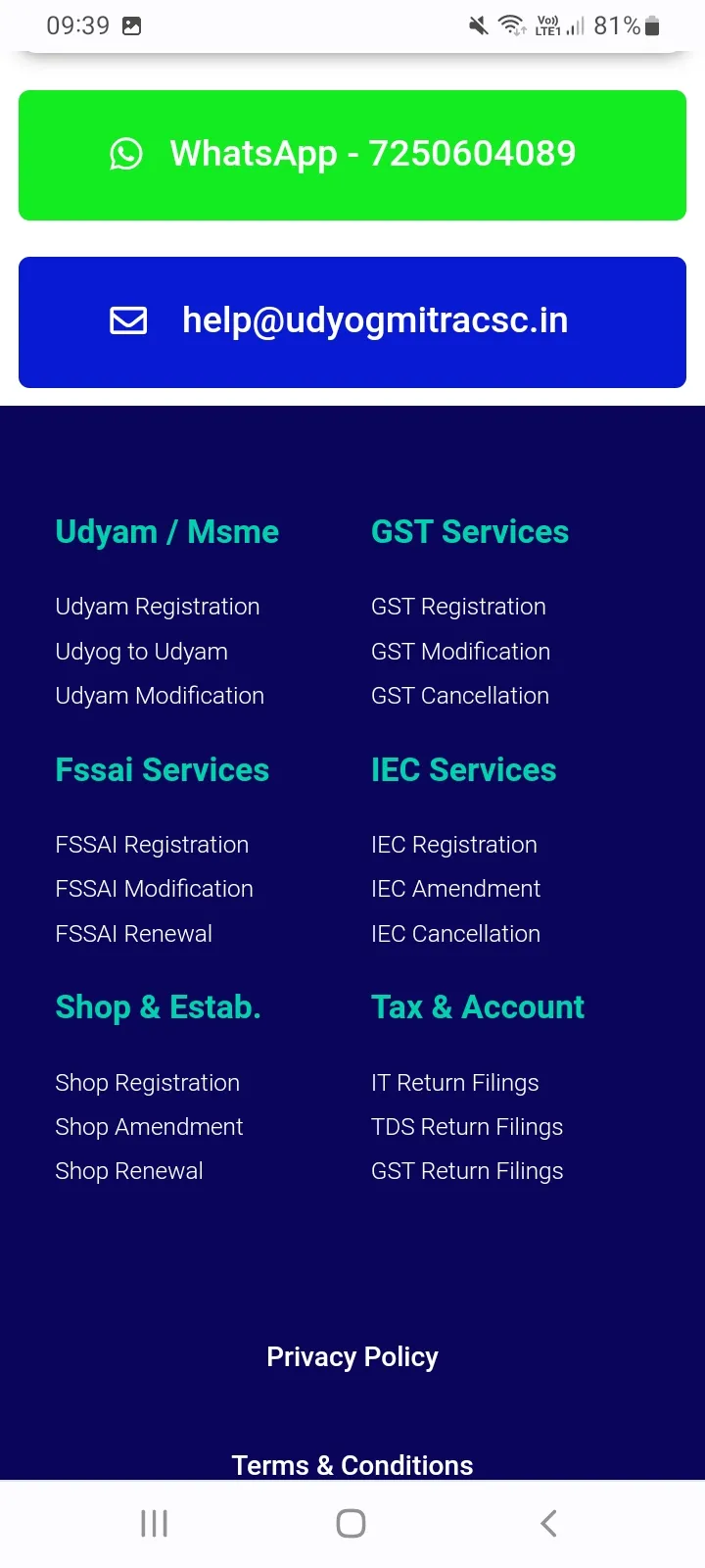 GST Registration Consultation | Indus Appstore | Screenshot