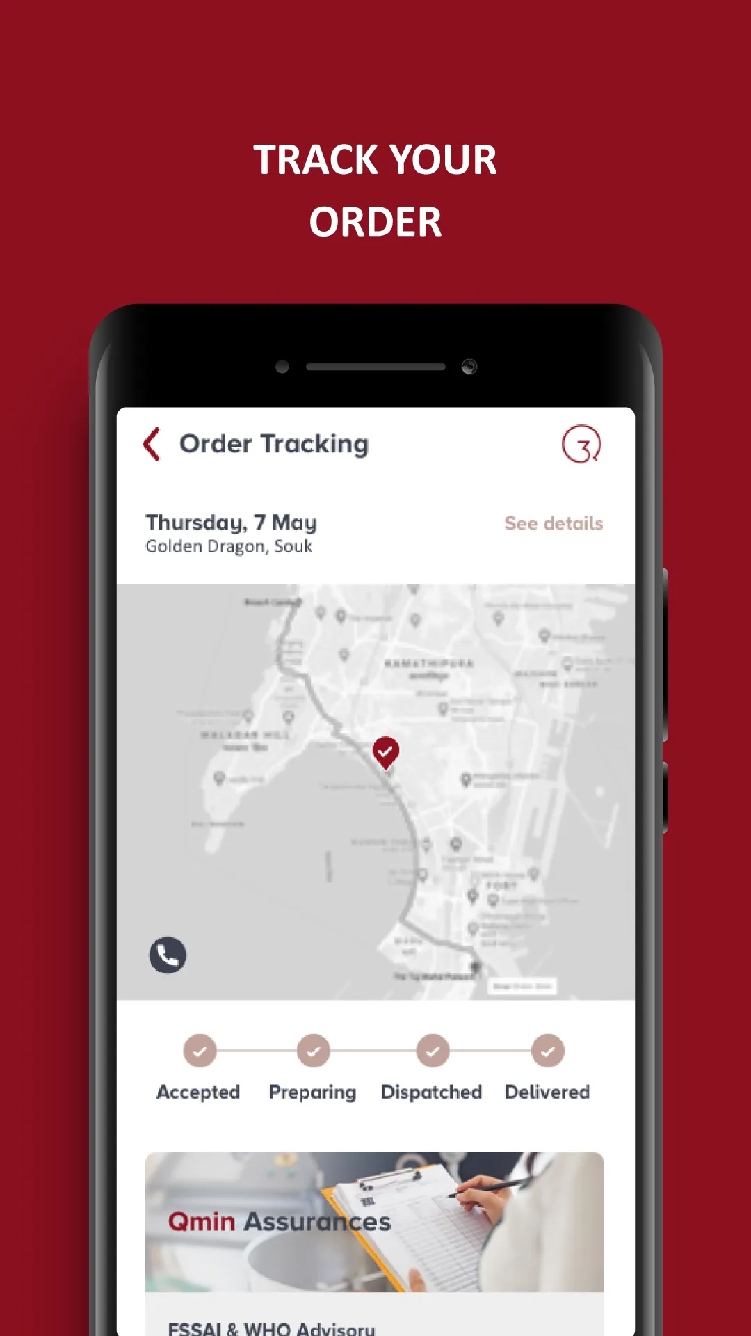Qmin: Food delivery and more | Indus Appstore | Screenshot