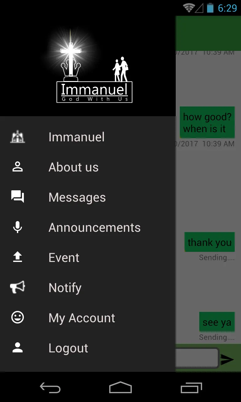 Immanuel Church | Indus Appstore | Screenshot