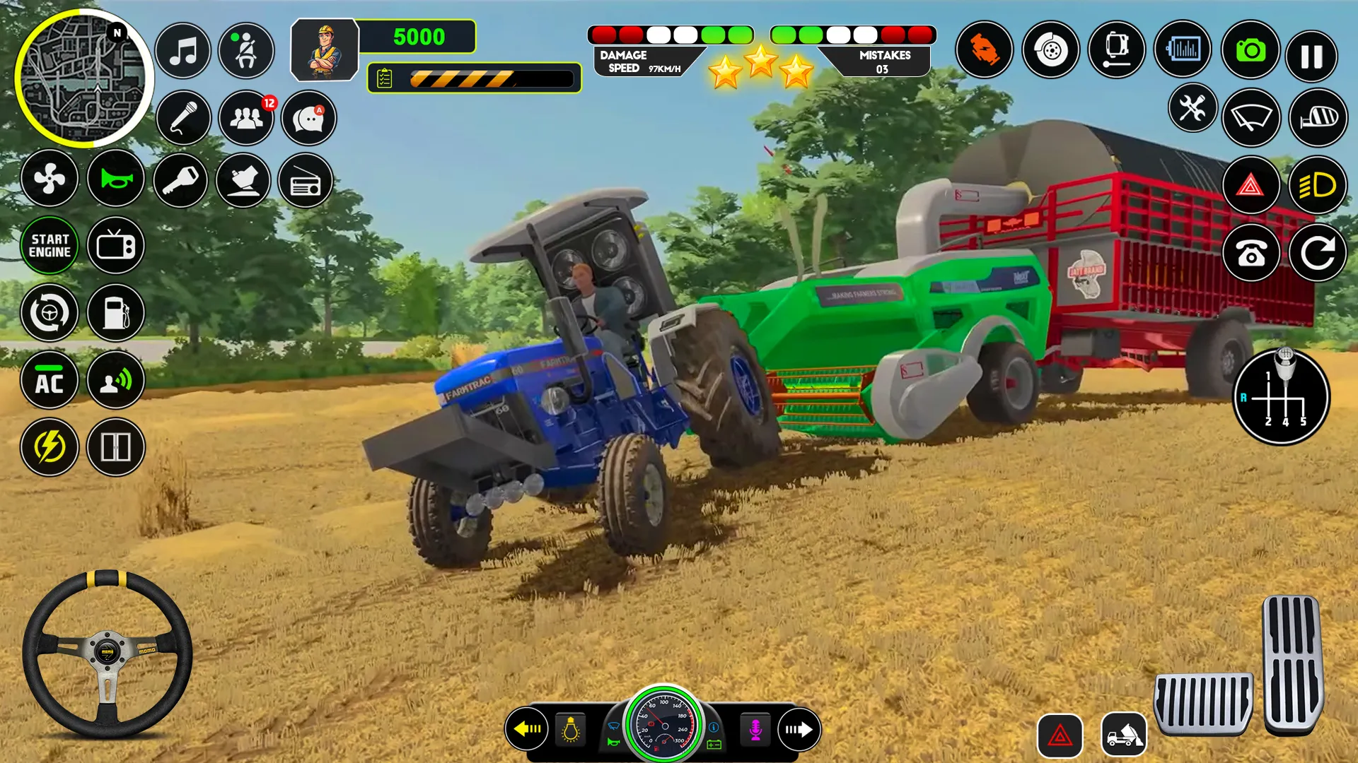 Indian Tractor Game 3d Tractor | Indus Appstore | Screenshot