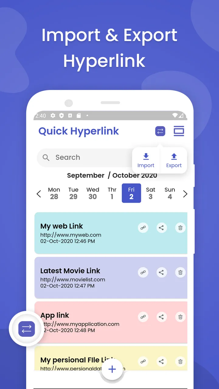 Quick Hyperlink Maker | Indus Appstore | Screenshot