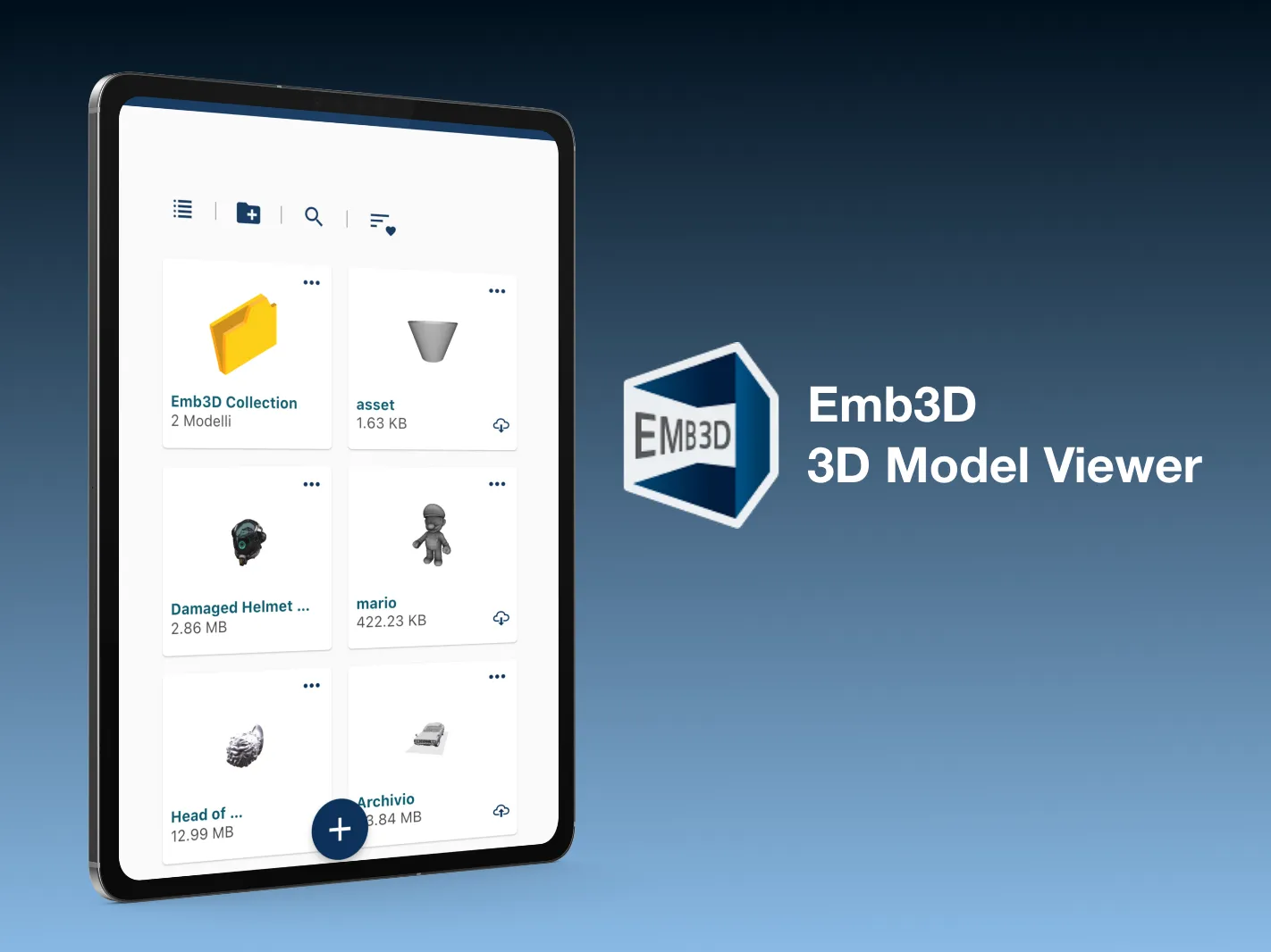Emb3D 3D Model Viewer | Indus Appstore | Screenshot