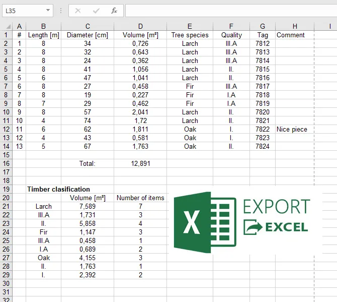 Timberlog - Timber calculator | Indus Appstore | Screenshot