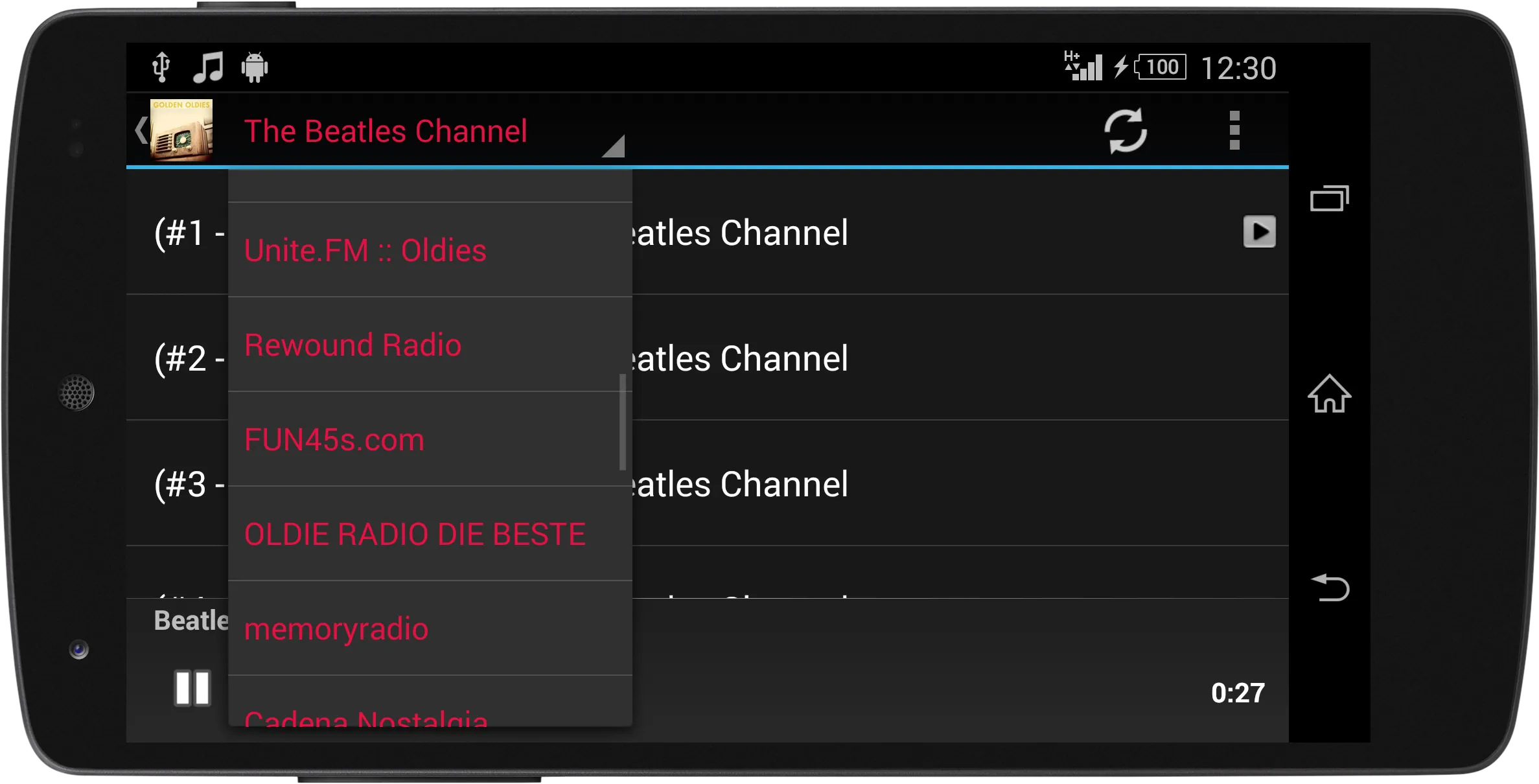 Oldies Pop RADIO | Indus Appstore | Screenshot