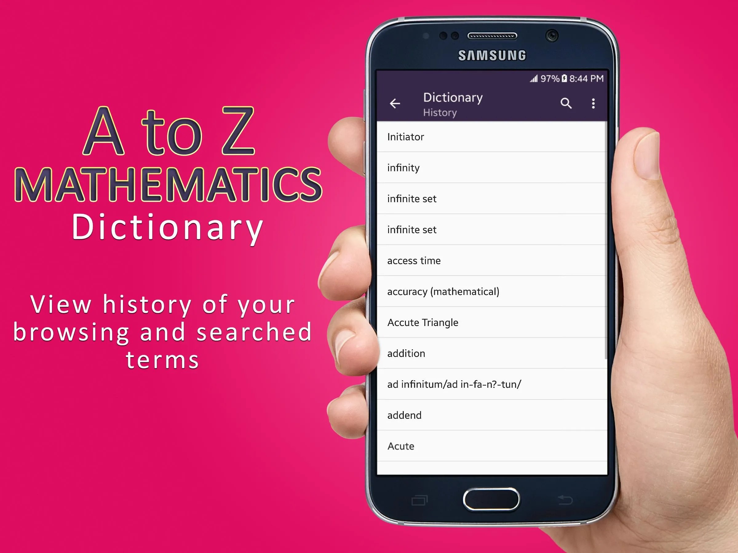 Mathematics Dictionary | Indus Appstore | Screenshot