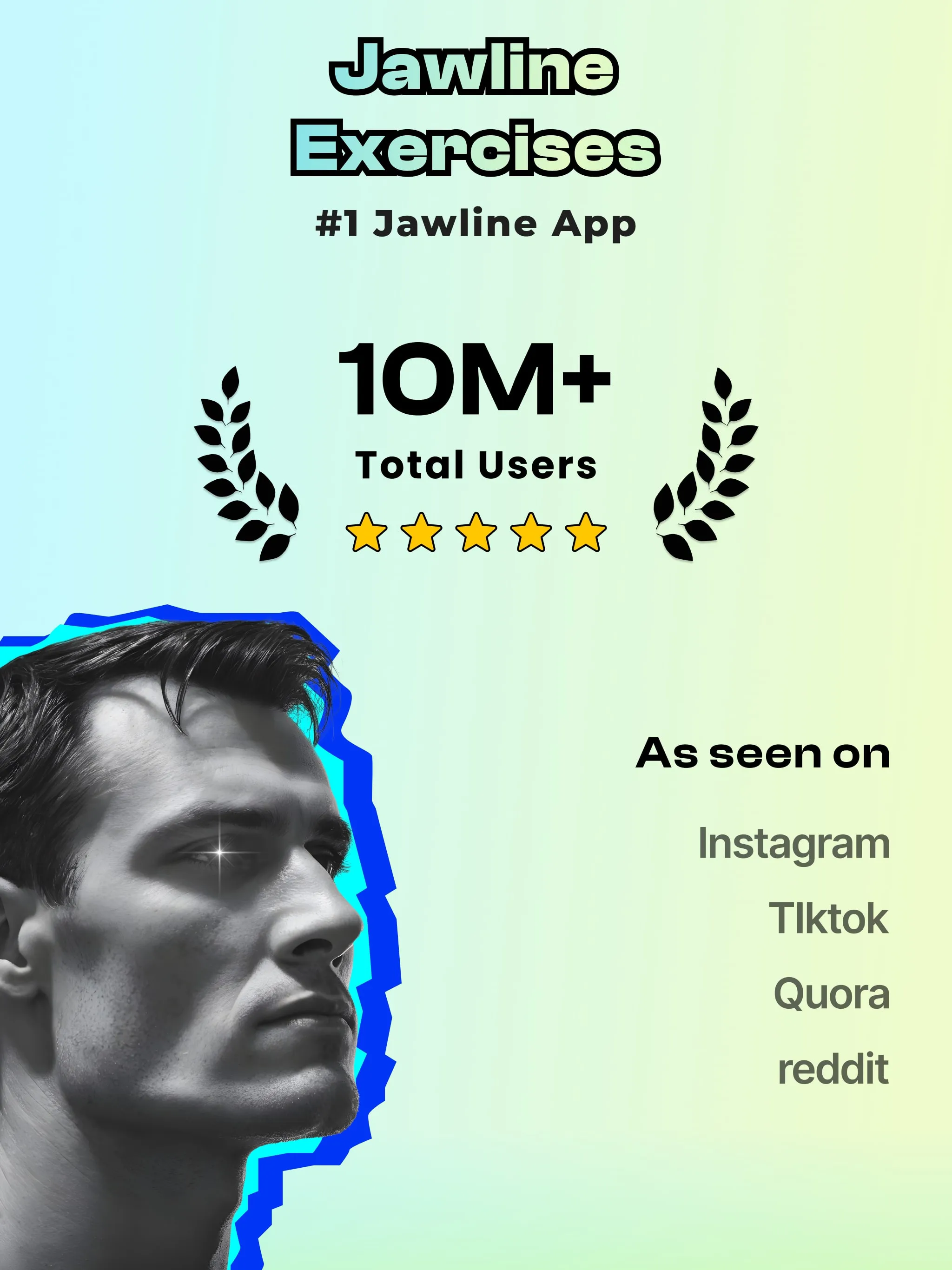 Jawline exercises and mewing | Indus Appstore | Screenshot