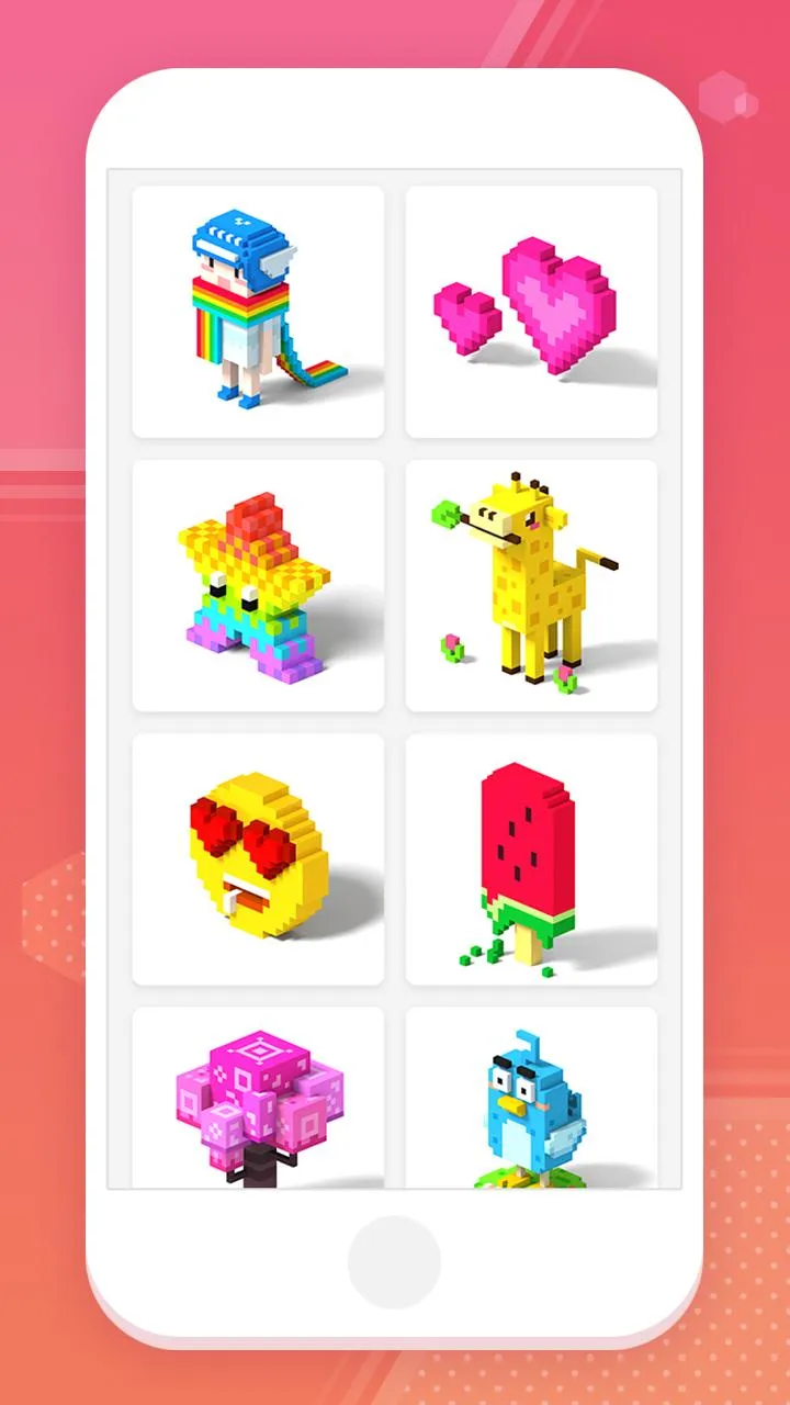 Color by the Number 3D Pixel | Indus Appstore | Screenshot